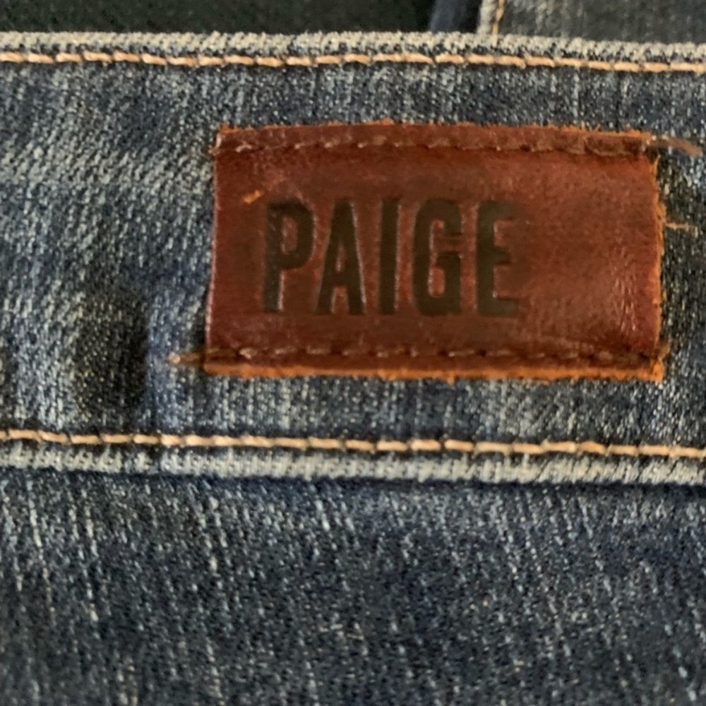 Paige Kylie Crop Evelyn Destructed Jeans - Picture 9 of 12